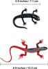 Plastic Lizard Toys - Realistic Rubber Reptile Figures for Halloween Party Decoration, 12Pcs
