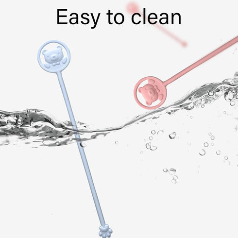 ljhnba Quick Mixing Baby Milk Powder Stirrer Over-Heat Color Changing Safe & Simple Operate Stir Rod