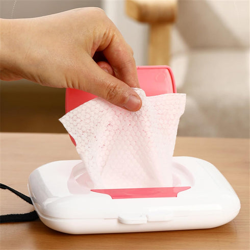 Ohraina Wipes Dispensers Refillable Wipe Holder Baby Wipe Box Case for Indoor Outdoor Reusable Travel Wet Wipe