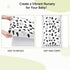 Sheet,24 x38,Multicolor Cow Print Themed Fitted Mini Crib Sheets,Portable Mini Crib Sheets Ultra Soft Material -Crib