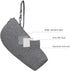 VOSAREA Insulated Bottle Bag Thermal Nursing Bottle Pouch Leak-proof Grey Portable Breast Milk Storage for Outdoor