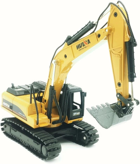 Mini Excavator Toys for Boys, Bulldozer Loader Vehicle for Kids, Sturdy Metal Construction Cars for Indoor/Outdoor Play