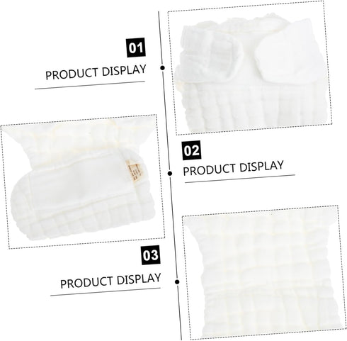 Healeved Newborn Cloth Diapers Washable Reusable Baby Diaper Pants Size S with Waterproof Breathable Material Leak