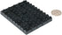 Plastic Houses: Black Color Board Game Replacement House - 50 Pieces for Miniature Town & City Buildings
