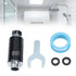 Noteflora 0-99C, 3-Color G1/2 Hydroelectric LED Shower Thermometer, Digital Water Temperature Display Scald Bath