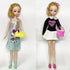 70PCS Doll Accessories, 50 Pairs Doll Shoes, 10 Doll Handbags, 10 Doll Glasses, Fashion Playset for 11.5 Inch Girl Doll
