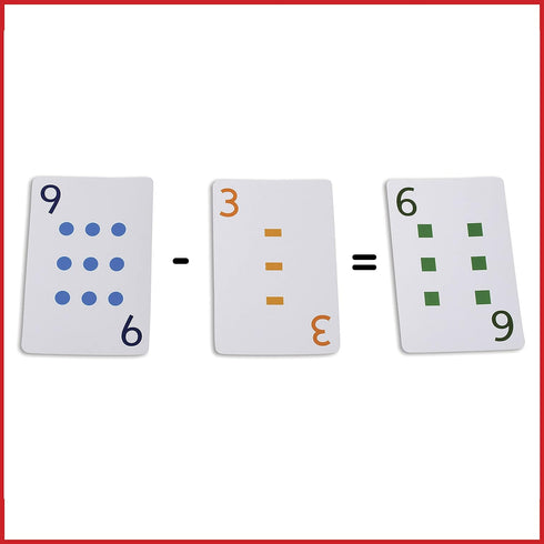 Set 8 448 0-13 Counting edxeducation School Friendly Playing Cards - In Home Learning Game - of Decks - Cards