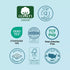 Generic 100% 2, 66 Count, 10-14 lbs Kudos Chlorine Free Premium Diapers, Cotton-Lined, Size