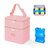 Pack, 4 5 PIIOSER Insulated Baby Bottle Tote Bags with Ice Fits Baby Bottles Up to Ounce, Portable Breastmilk Cooler