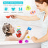 Baby Girl Bath Toys for Kids Ages 1-3 - Water Table Suction Spinning Tub Toys with Stacking Cups for Infants