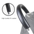 Armrest PU Leather Protective Case Handle Cover for Babyzen Yoyo Stroller (Black)