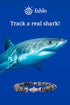 Fahlo Shark Tracking Bracelet, Elastic, Supports Saving The Blue, One Size Fits Most for Men and Women