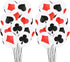 30 Pcs 12 Inches Casino Balloons, Poker Decoration Latex Balloons for Birthday Party Decorations