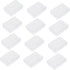 12pcs Clear Plastic Poker Box Organizer - Game Card Holders for Bridge Decks and Poker Cards Storage