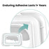 1 2 Reusable Wipes Lid for Non Flip Top Baby Wipes Refill, Reusable for Over Year, Pcs