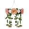 Baby Crib Mobile Wooden Hanging Nursery Baby Mobile for Crib, Handmade Floral