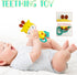 Baby Music Rattles Toy for 6-12 Months, Teething Toys with Music and Light, Toddler Learning Gifts (Giraffe)