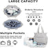 SONARIN 7pcs Set,Large Multifunctional Diaper Bag Tote Travel Baby Nappy Changing Bag Shoulder Handbag Maternity Bag