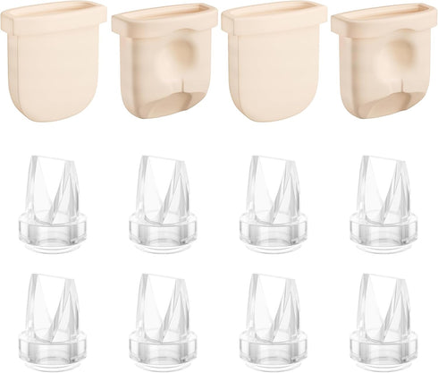 12PCS Duckbill Valves Silicone Diaphragms Compatible with eufy E10/E20/S1/S1 Pro Replacement Parts,