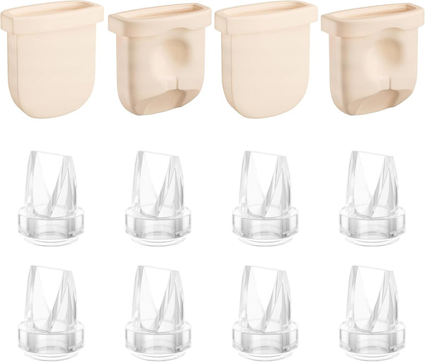 12PCS Duckbill Valves Silicone Diaphragms Compatible with eufy E10/E20/S1/S1 Pro Replacement Parts,