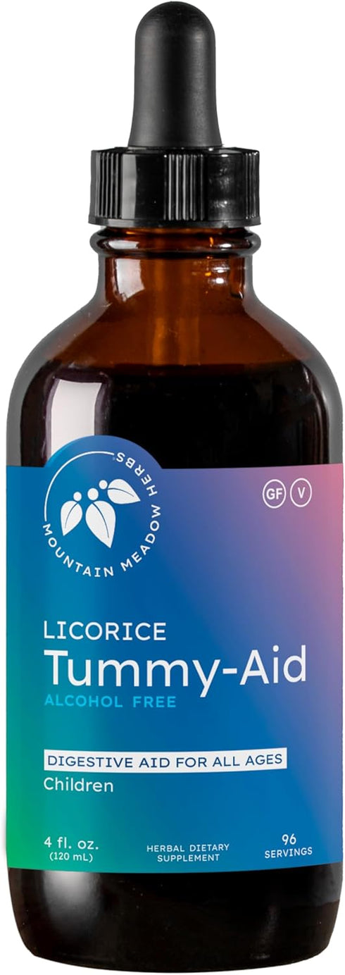 Mountain Meadow Herbs Licorice Tummy-Aid for Babies & Kids Gas Relief Drops