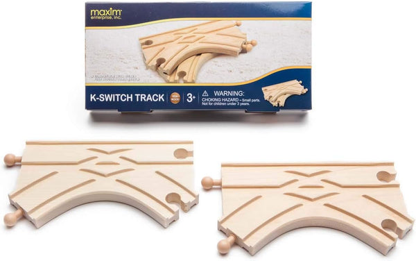 Maxim Enterprise, inc. K-Switch Junction Switching Track, 2 Pack Specialty Pieces for