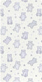 miaozhen Cotton Crib Sheets for Baby Boys Girls Soft Breathable Lilac Funny Bear