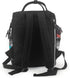 DWVTSLH Backpack Mummy Backpack Teal Gray Rose Diaper Bag Multifunction Nappy Bags Waterproof Large Capacity Travel