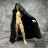 1:12 Scale Fabric Cape Cloak with Hat for 6 inch 1/12 Bandai SHF Figma Action Figure Clothes (Black Cloak)