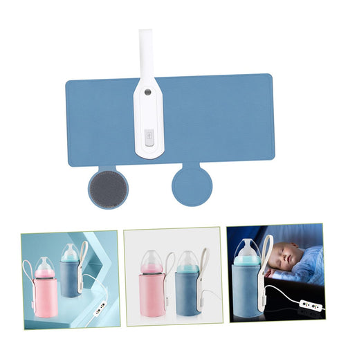 MAJORMENCH Portable USB Milk Bottle Warmer Sleeve with Intelligent Temperature Control and Timer Thermally Insulated