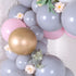 KALOR Grey Balloons, 100 Pcs 5 Inch Mini Matte Latex Balloons for Balloon Garland Arch, Birthday Decoration, Wedding