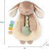Itzy Ritzy - Itzy Lovey Including Teether - Baby Lovey with Teether, Textured Ribbons & Dangle Arms - Features Crinkle