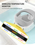 GrowthFun 6 3 Baby Bath Seat for Babies Months & Up, Bath Seats for Babies Sitting Up, Baby Bath Toys, Open Design