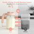 Papablic Glass Formula Pitcher, Fast Baby Breastmilk Maker with Mixing Handle Lid, Wide Mouth Mason Jar Breast Milk