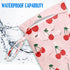 HDHBP Summer Cherry Wet Bag for Swimsuit Dirty Clothes Yoga Gym Diaper, Wet Dry Bag, Beach Vacation Essential
