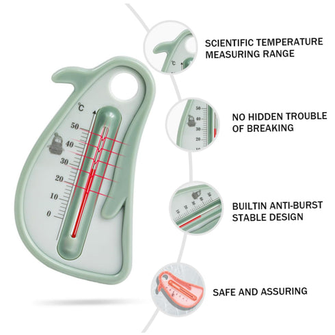 Penguin-Shaped Bath Thermometer - Safe Water Temperature Measurement Tool