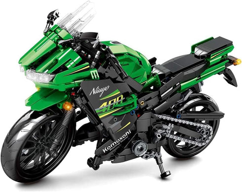 Pasyru Technology Motorbike Building Set, 862 Pcs Superbike for Kawasaki Ninja 400 Model Building Toy