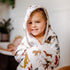1-6 Little Unicorn Hooded Bath Towel | Absorbent Cotton & Terry Blend | Larger Size for Baby & Toddlers, Years (Woof)