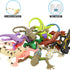 8 Set, PCS Mini Lizards Toys for Kid, Realistic Rubber Lizard Super Stretches Material TPR with Bag Lizard Figure