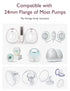 Momcozy 21mm 4Count 24mm Flange Insert Compatible with Flange/Shield of Most Pumps