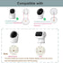 EYSAFT E30,Spaceview E110,E21 Baby Monitor Floor Compatible for Adjustable Height and Stable Base,Without Tools or Wall
