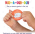 30-Pack, 2.25-Inch merka Bath Toys Flash Cards - EVA Foam, Multicolor - Baby Bath Toys & Memory Matching Game & Bathtub