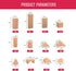 Set Set 3+ Migargle Wooden Building Blocks for Kids - Stacker Stacking Game Construction Toys Preschool Colorful