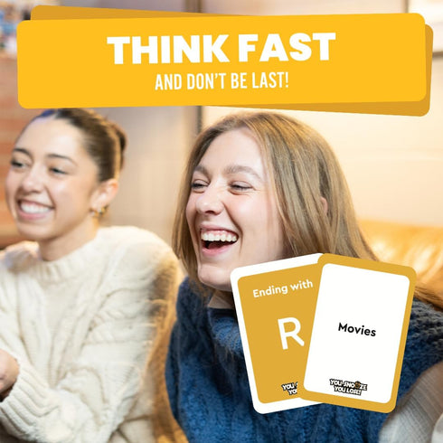 Snooze 200 15+ Viral Studios You You Lose Fast-Paced Word Party Game for Teens & Adults | Hilarious Matching Cards