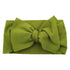 KIDOCHEESE Big Bows Headbands, Nylon Oversized Hair Accessories for Newborns, Infants, Toddlers, Kids