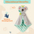 B. baby – Koala Lovey – Plush Security Blanket – Soft Baby Blankie – Newborn, 0+ – B. Snugglies - Fluffy Koko