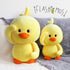 Plush Duck Stuffed Animal, Soft Yellow Duckling Duckie Toy, Funny Gifts for Kids (11 inch)