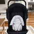 Baby Carseat Headrest and Strap Covers,Baby Carseat Head Support & Carseat Neck Cover,Infant Head Support Pillow