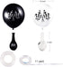 Chengu 50 Pcs Black and White Checkered Balloons - 12 Inch Latex Race Car Checkered Flag Party Supplies Decorations
