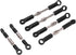 RC Tie Link Rods Set, Steering Linkage Rod for RC Car, Tie Rod Set for WLtoys 144001 144002 Remote Control Cars